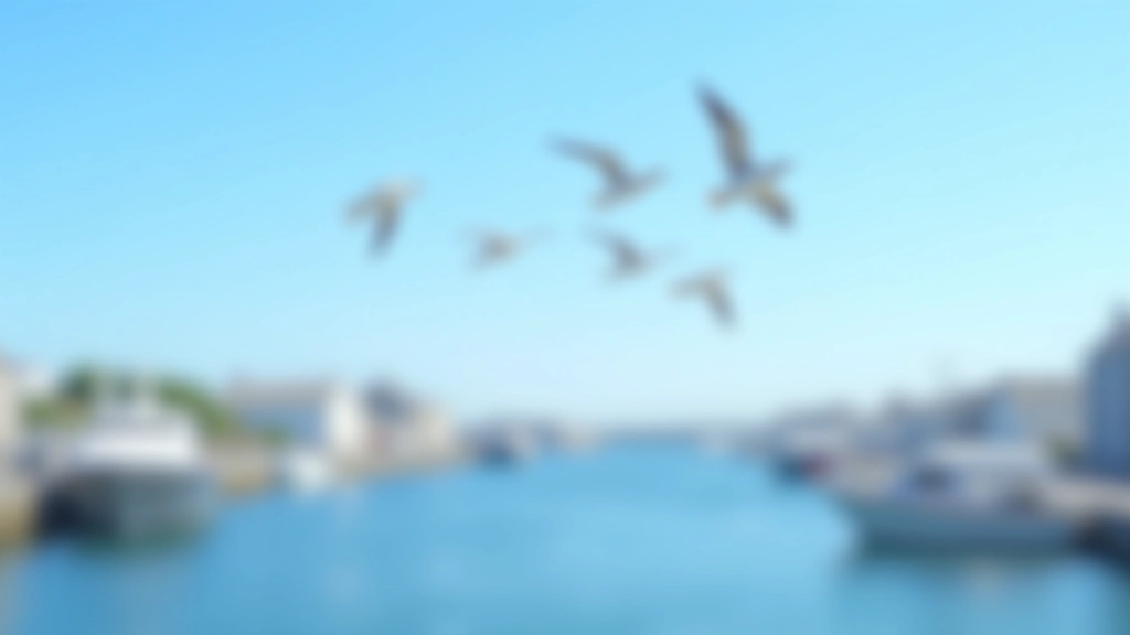 Flock of migratory birds flying in formation over Galway Bay waters during spring migration period